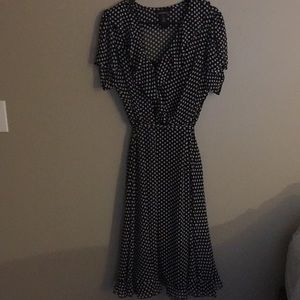 Black And White Polka Dot Dress, Lane Bryant